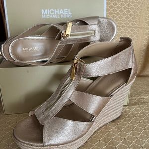 Gold sandals